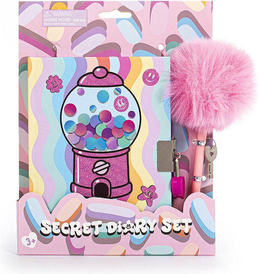 Tri-Coastal Design Caiet Candy Cu Caiet și Lacăt Multicolor