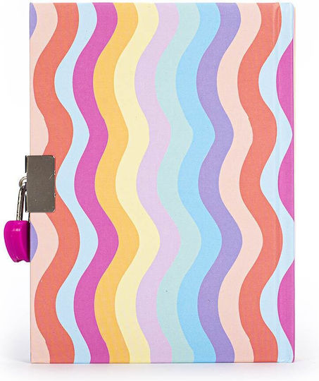 Tri-Coastal Design Caiet Candy Cu Caiet și Lacăt Multicolor