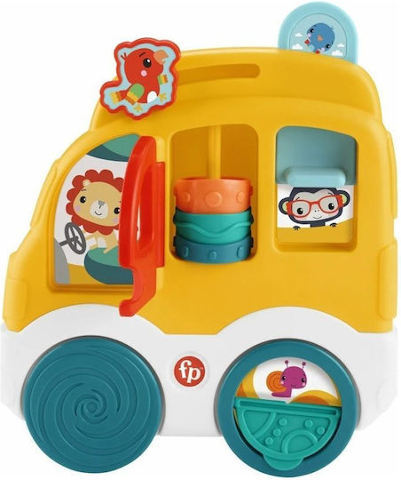 Fisher Price Fisher Price Baby Aktivitätsspielzeug Fahrzeug Animal Friends Discovery mit Sounds für 6+ Monate Auto / Baum (Verschiedene Designs) 1 Stk