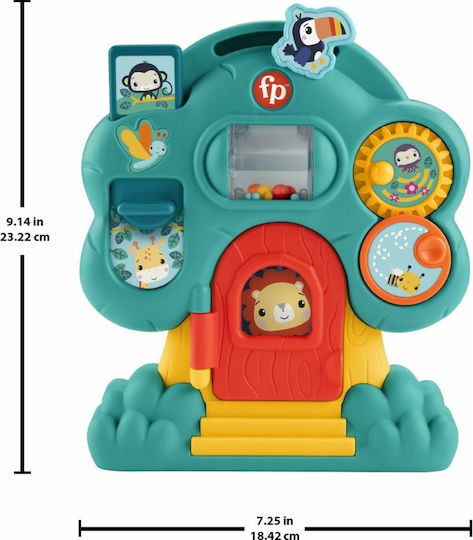 Fisher Price Fisher Price Baby Aktivitätsspielzeug Fahrzeug Animal Friends Discovery mit Sounds für 6+ Monate Auto / Baum (Verschiedene Designs) 1 Stk