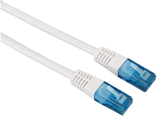 HAMA U/UTP Cat.6 (Gigabit) Καλώδιο Δικτύου Ethernet 5m Λευκό