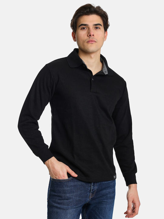 Paco & Co Polo Blouse Black