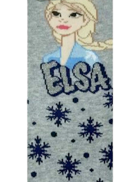 Disney Παιδικές Κάλτσες Μακριές Frozen Γκρι