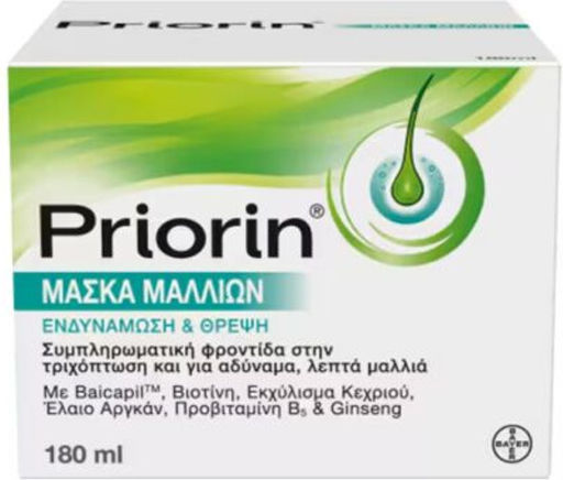 Priorin Μάσκα Μαλλιών με Βιοτίνη και Baicapil 180ml