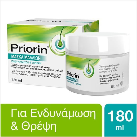 Priorin Nourishing & Strengthening Hair Mask for Hair Loss 180ml