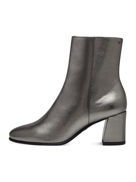 Stiefeletten Damen Silber