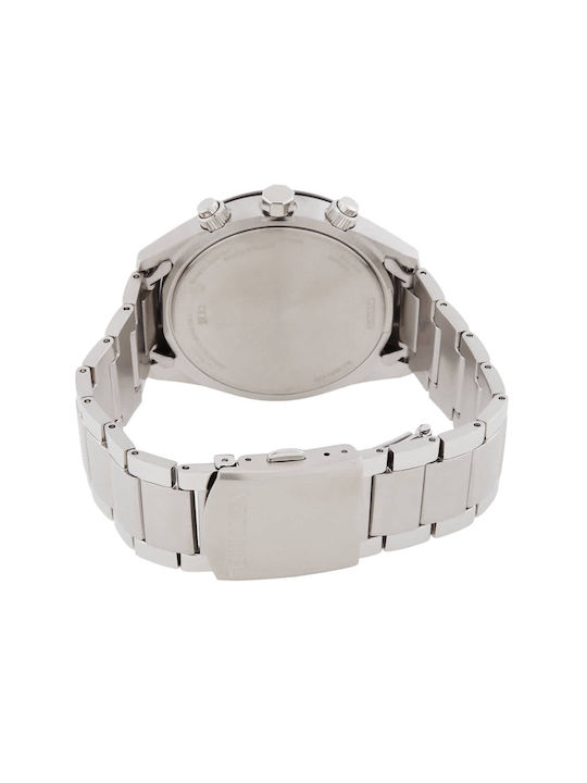 Citizen Perpetual Ceas Bărbați 43mm Baterie Cu Brățară Metalică Argintie