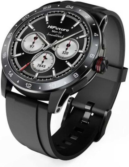 HiFuture Flex2 40mm Smartwatch με Παλμογράφο (Μαύρο)