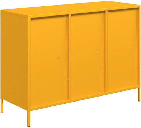 Μπουφές Schrank mit Schubladen Mustard 101.5x39x73.5cm