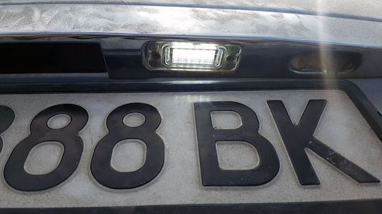 Carro Πλαφονιέρα Πίσω Πινακίδας Mercedes W163 W164 Ml 1998-2008 W251 R-class 2 Τμχ Bk-20163