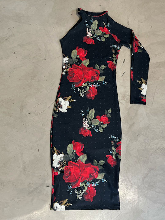 Rochie Midi Pentru Nuntă / Botez Roșie