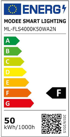 Modee Led Προβολέας A2-σειρά Slim 50w 120° 4000k 4500 Lumen Erp