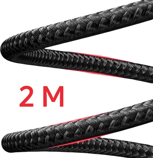 Swissten USB-C 100W Laptop-Kabel Abgewinkeltes Design Geflochtenes Nylon Schwarz