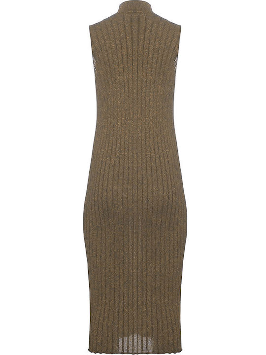 Moutaki Knitted Dress All Day Gold