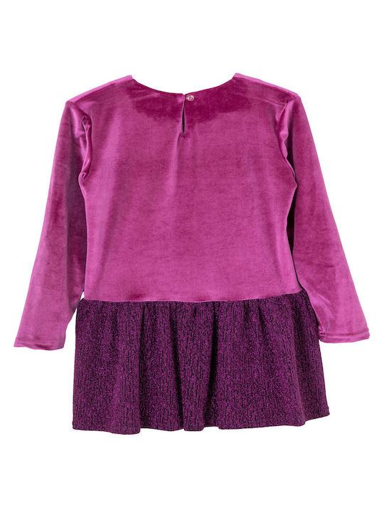 Babylon Children's Dress Velvet Purple