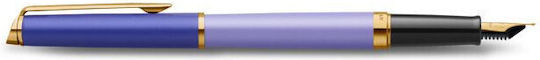 Waterman Hemisphere Σετ Πένα Γραφής Fine Μωβ με Μπλε Μελάνι