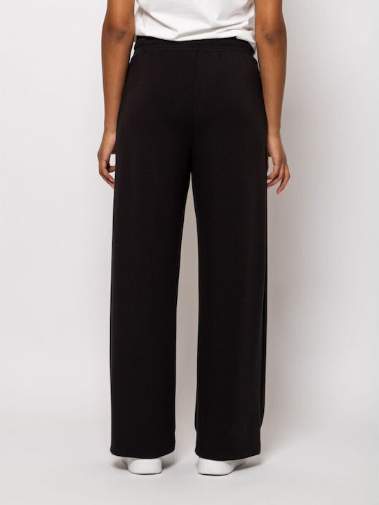 Dama Tesatura Pantaloni Negru