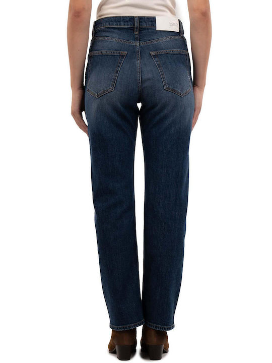 Vicolo High Waist Women's Jean Trousers in Straight Line