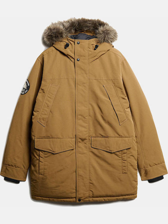 M D3 Ovin Everest Winter Jacke Parka Braun