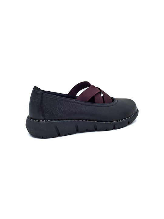 Air Anesis Anatomic Women's Leather Slip-Ons Black