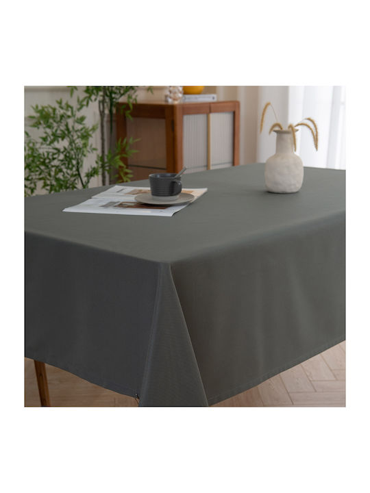 Beauty Home Τραπεζομάντηλο Supreme Art 8492 Ανθρακί 150x150εκ.