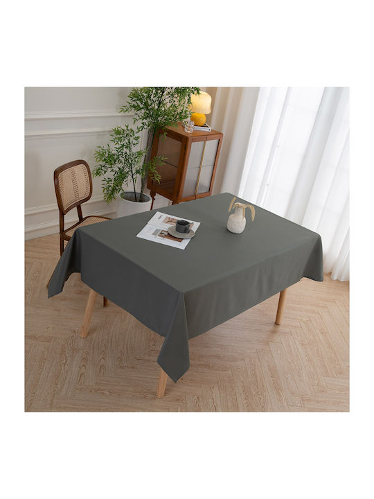 Beauty Home Τραπεζομάντηλο Supreme Art 8492 Ανθρακί 150x150εκ.