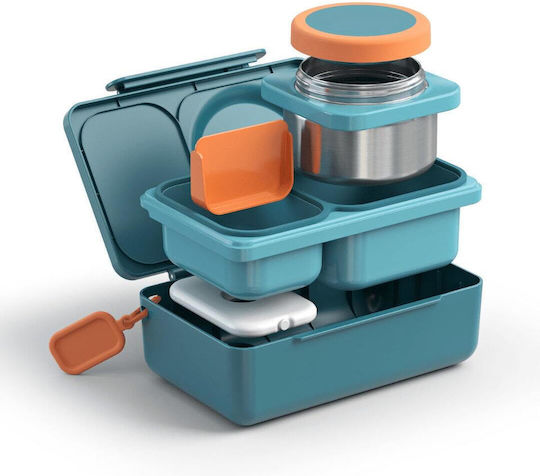 Omie Plastic Kids' Food Container 1.15lt Green