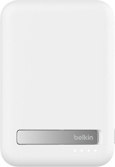 Belkin BoostCharge Pro MagSafe Power Bank 8000mAh 15W Λευκό