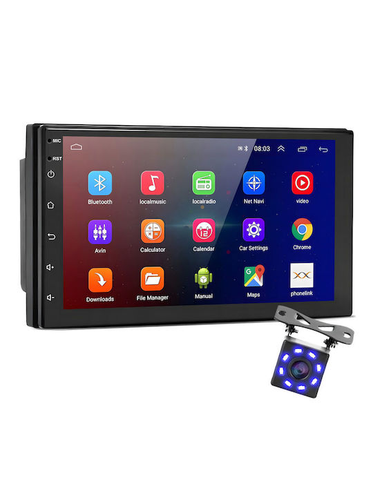 Android GPS Auto-Video-Player Inklusive Rückfahrkamera 2-DIN Größe 7-Zoll Touchscreen 4 x 45W Modell WDS-40 Bluetooth Freisprecheinrichtung Radio MP3 WMA MP4 Fernbedienung