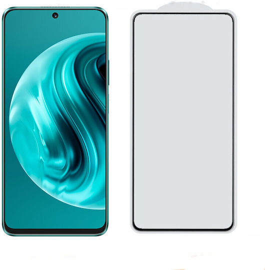 Закалено стъкло 3D Huawei Nova 12i с черна рамка