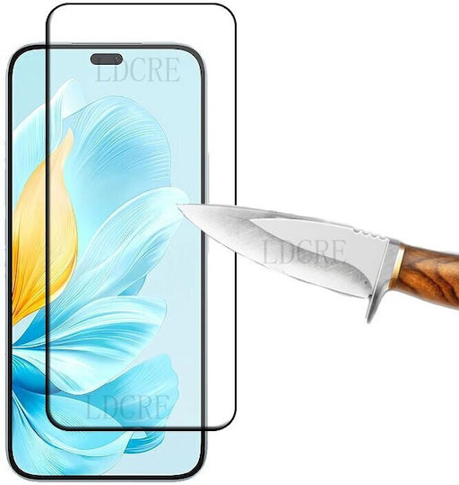 Закалено стъкло 3D Honor 200 Lite с черна рамка