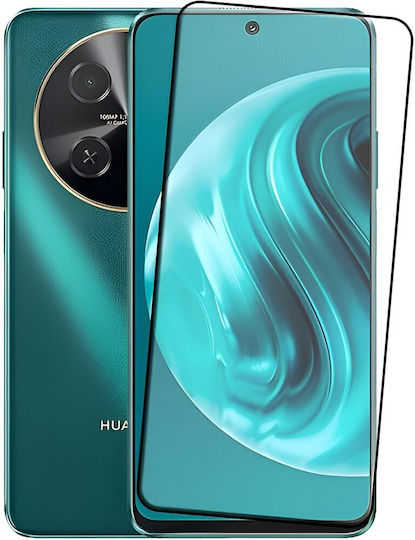Закалено стъкло 3D Huawei Nova 12i с черна рамка
