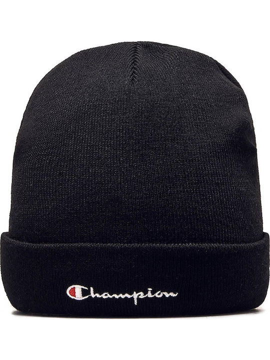 Beanie Ανδρικός Σκούφος Πλεκτός σε Μαύρο χρώμα