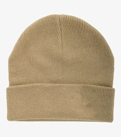 Milford Beanie Unisex Beanie Knitted in Khaki color