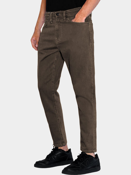 Men's Jeans Pants Elastic CAFE