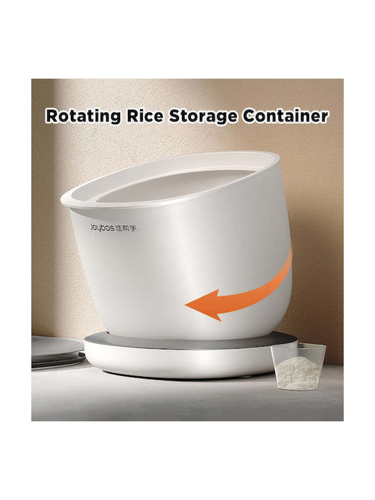 Plastic Lunch Box Rotating Dry Food Storage 7200ml