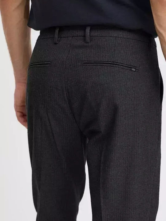 Trousers Dark Grey Melange