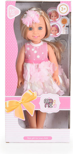 Moni Baby-Puppe Doll Für 3+ Jahre 38 cm