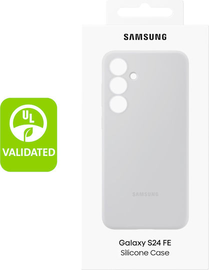 Samsung Back Cover Silicone Gray (Galaxy S24 FE)