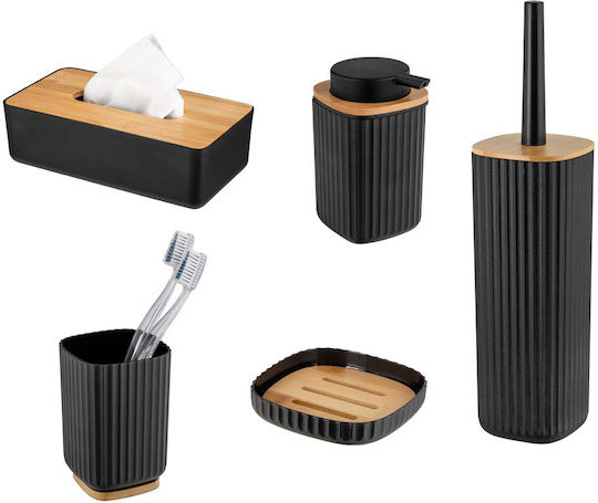 Wenko Dispenser Πλαστικό Μαύρο 250ml