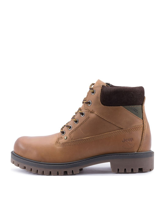 Leather Brown Men's Boots
