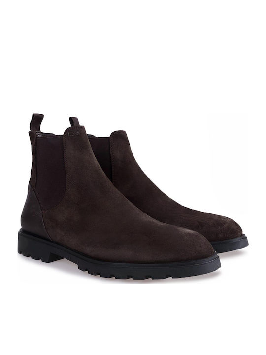Suede Brown Men's Boots