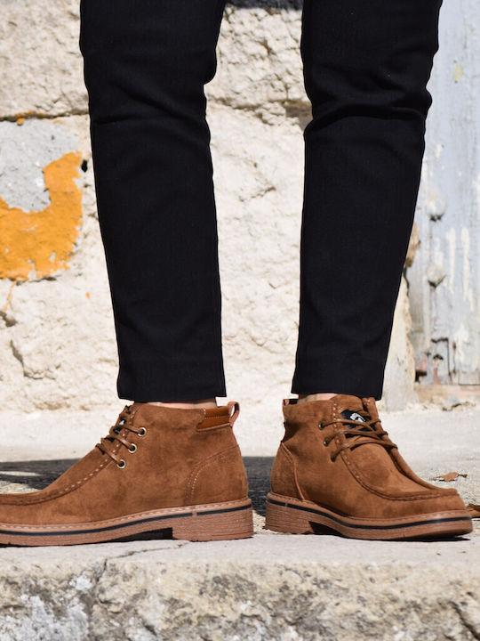 Wildleder Herrenstiefel Braun