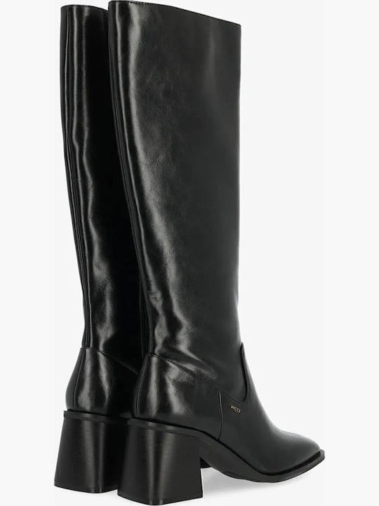 Synthetic Leather Women's Boots Black