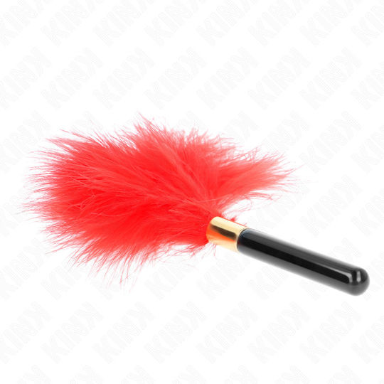 Kink Feather for Tickling in Red Color