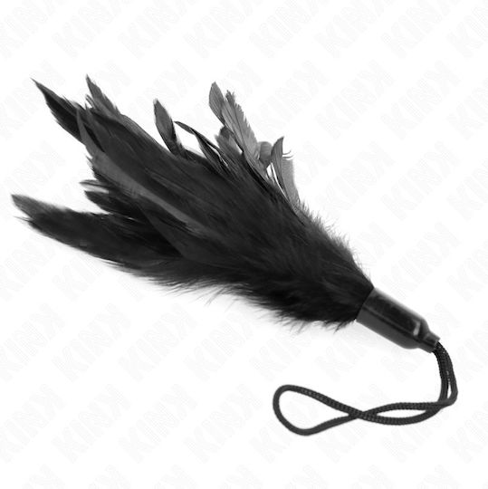 Kink Kitzelfeder in Schwarz Farbe