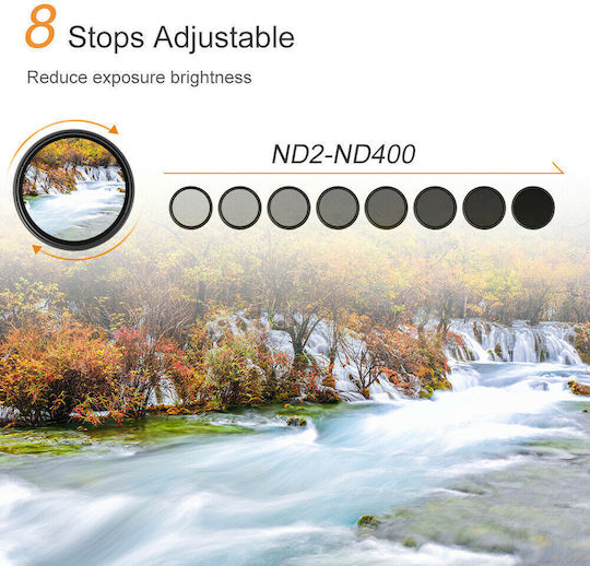 Filter ND Durchmesser 58mm für Kameraobjektive