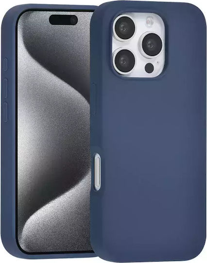 Tuniq iPhone 16 Pro Premium Liquid Silicone Case Dark Blue