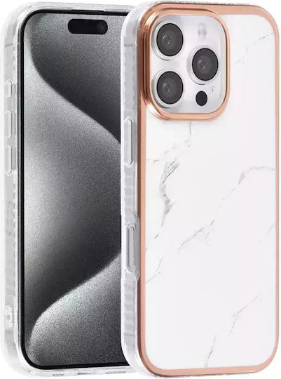 Tuniq iPhone 16 Pro Silicone Case Marble
