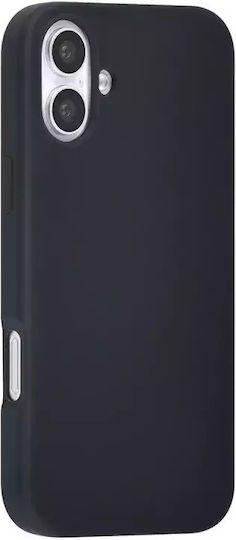 Tuniq iPhone 16 Plus Premium Liquid Silicone Black Case